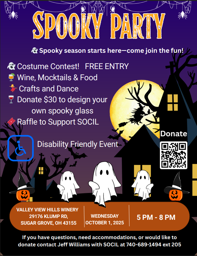 SPOOKY PARTY ad